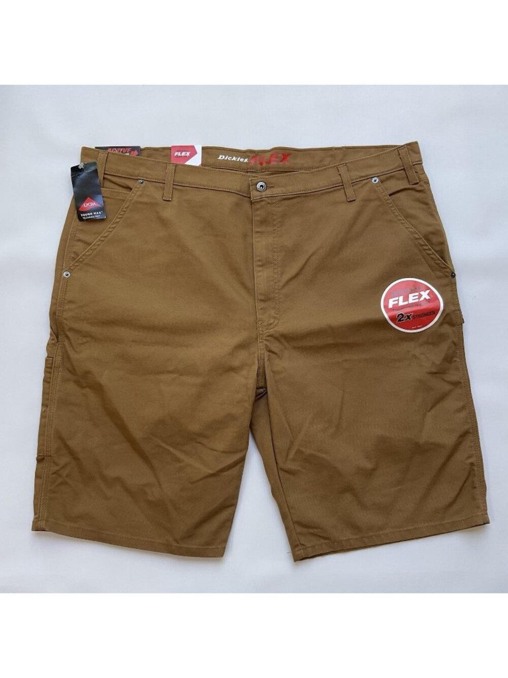 Dickies Men’s Flex Cargo Short Regular Fit 2x Stronger Tough Max Size 44